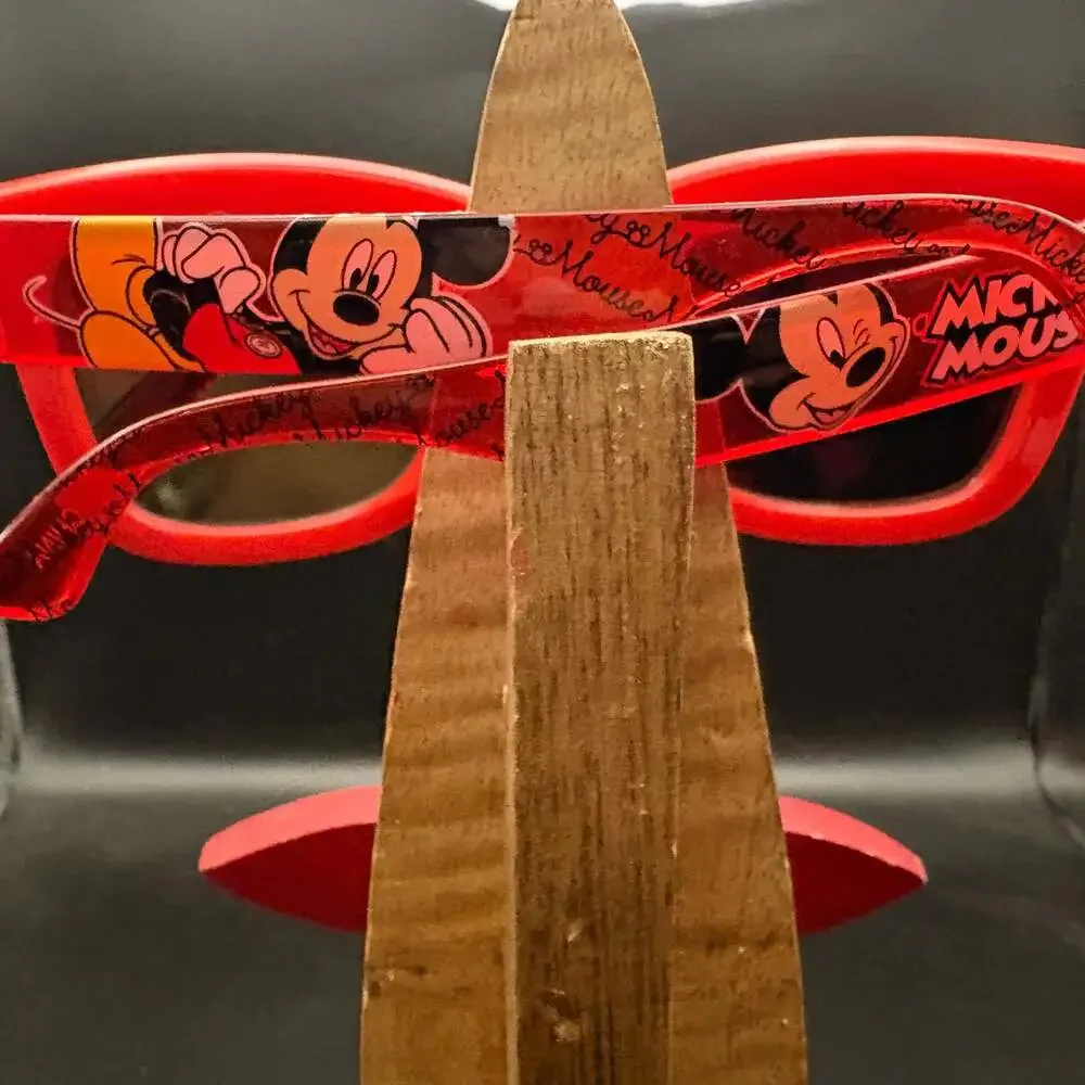 Disney Mickey Mouse Arkaid Red & Black Wayfarer Kids Sunglasses